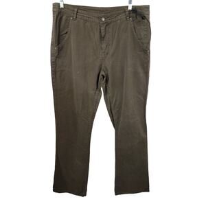 Kavu Mens Pants Denim Brown Size 38 With Bottle Opener (actual size 40x34)